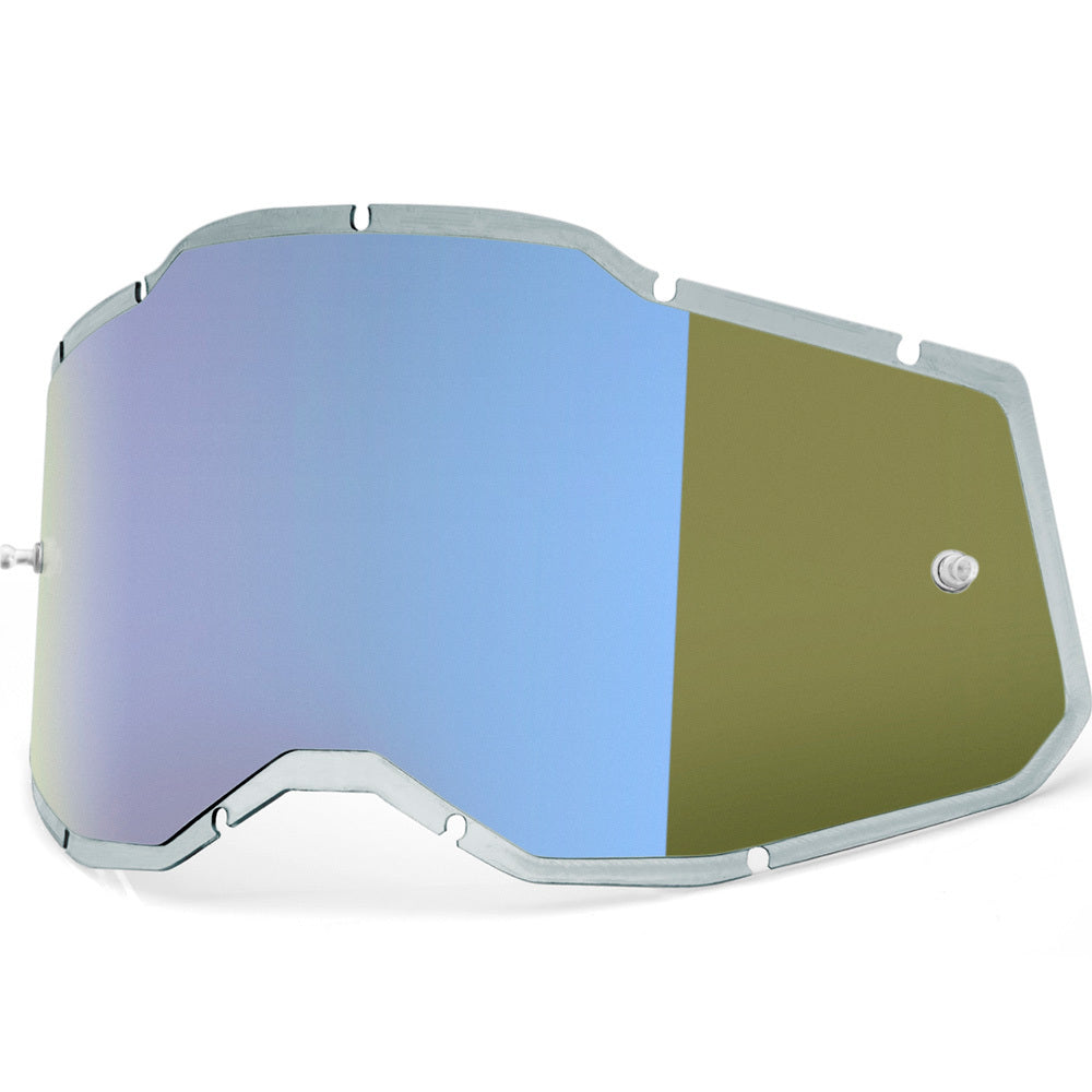 100% Replacement Injected Blue Mirror Lens for Racecraft2/Accuri2/Strata2 Goggles