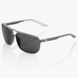 100% Konnor Sunglasses Soft Tach Dark Haze w/Smoked Lens