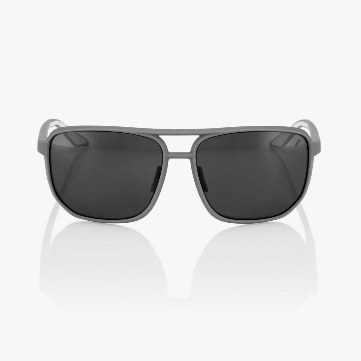 100% Konnor Sunglasses Soft Tach Dark Haze w/Smoked Lens