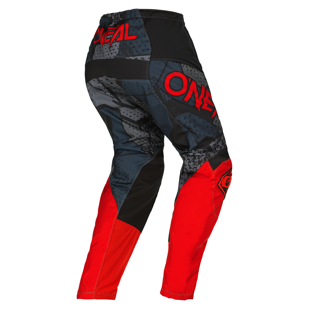 Oneal 2023 Element Camo V.22 Black/Red Youth Pants