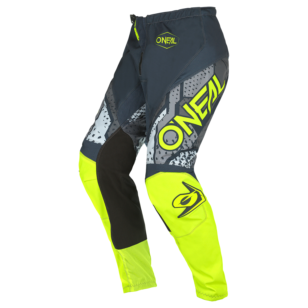 Oneal 2023 Element Camo V.22 Grey/Neon Yellow Youth Pants