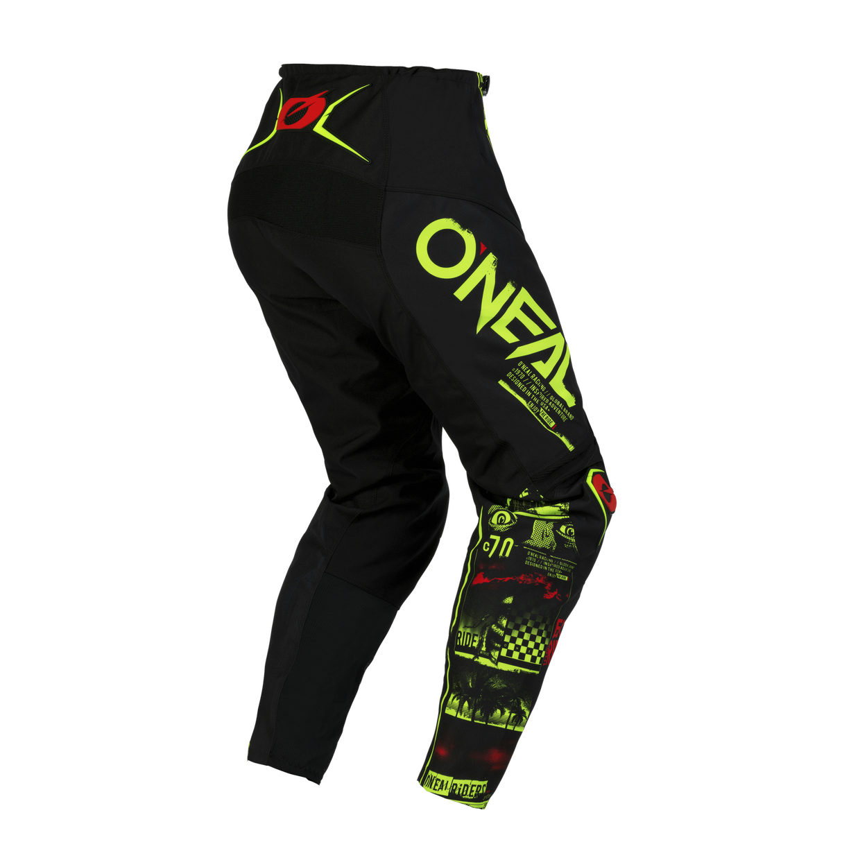 Oneal 2023 Element Attack V.23 Black/Neon Yellow Pants