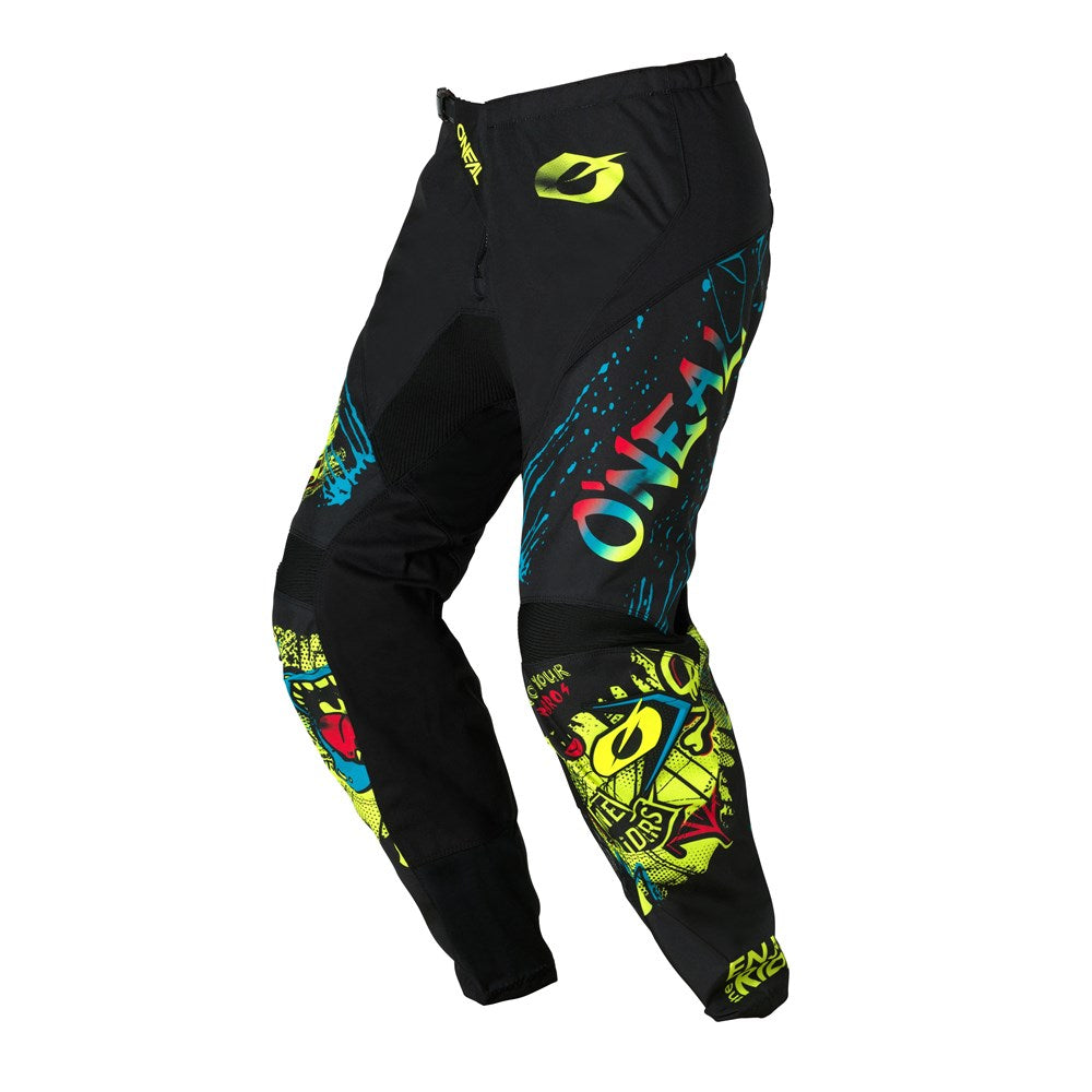 Oneal 2026 Element Rancid Black/Neon Yellow Youth Pants