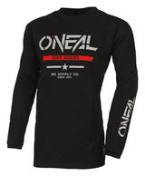 Oneal 2024 Element Cotton Squadron V.22 Black/Grey Jersey