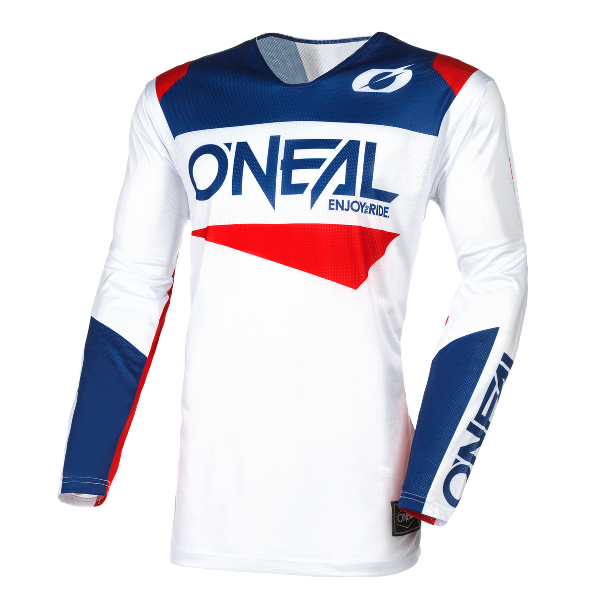 Oneal 2024 Hardwear Air Slam V.24 White/Blue/Red Jersey