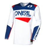 Oneal 2024 Hardwear Air Slam V.24 White/Blue/Red Jersey