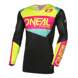 Oneal 2024 Hardwear Air Slam V.24 Black/Neon Yellow/Pink Jersey