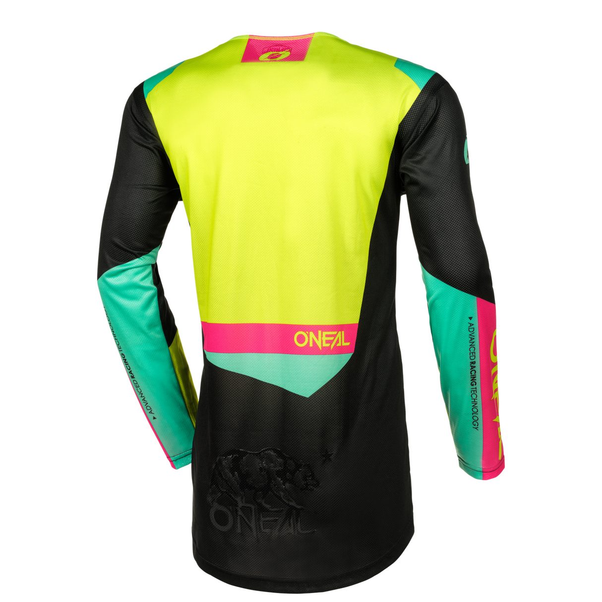 Oneal 2024 Hardwear Air Slam V.24 Black/Neon Yellow/Pink Jersey