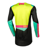 Oneal 2024 Hardwear Air Slam V.24 Black/Neon Yellow/Pink Jersey