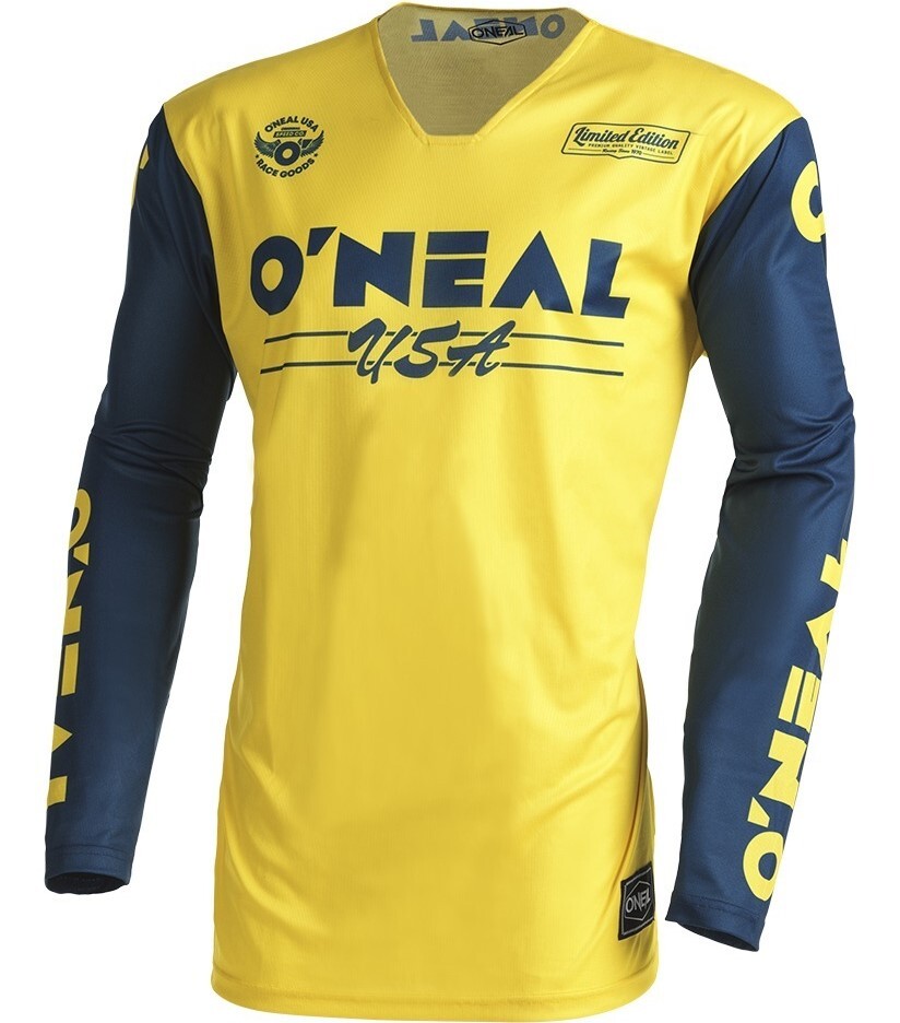 Oneal 2023 Mayhem Bullet V.22 Yellow/Blue Jersey