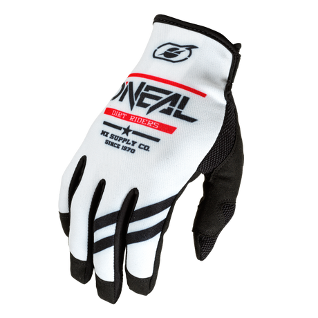 Oneal 2023 Mayhem Squadron V.22 White/Black Gloves - EasyR