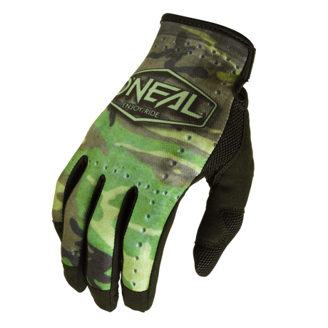 Oneal 2024 Mayhem Camo V.22 Black/Green Gloves - EasyR