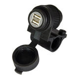 Oxford USB Dual Socket for Handlebar Mount