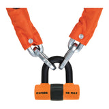 Oxford HD Chain Lock 1.5m Orange