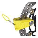 Oxford Alpha XD14 Stainless Disc Lock (14mm Pin) Yellow