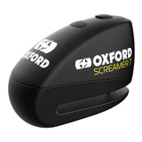 Oxford Screamer 7 Alarm Disc Lock Black/Black