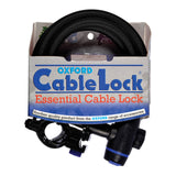 Oxford Cable Lock Smoke (1.8m x 12mm)