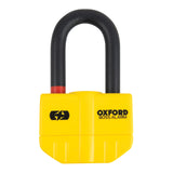 Oxford Boss Alarm Disc Lock 14mm Yellow