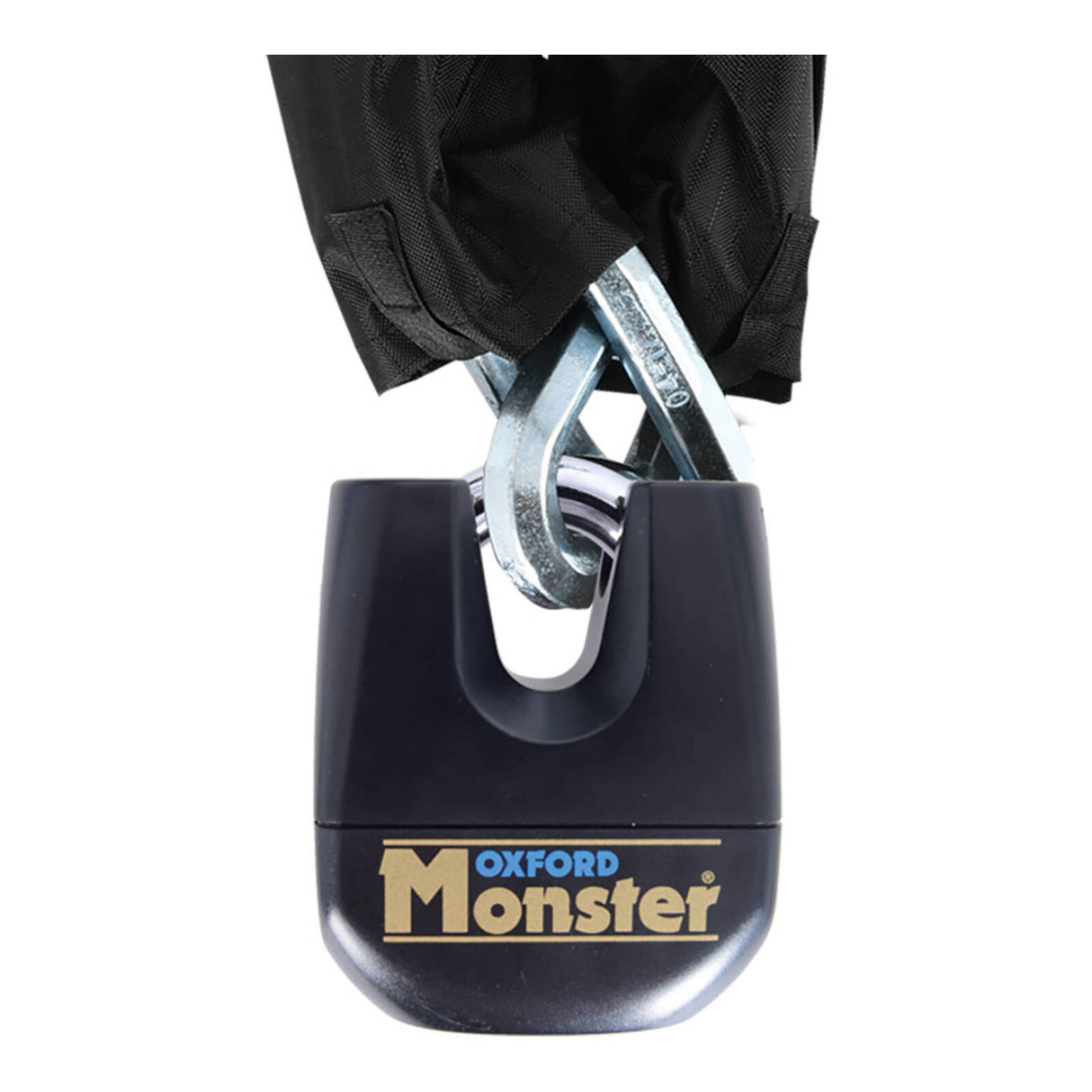 Oxford Monster 11mm Padlock Black (Padlock Only)