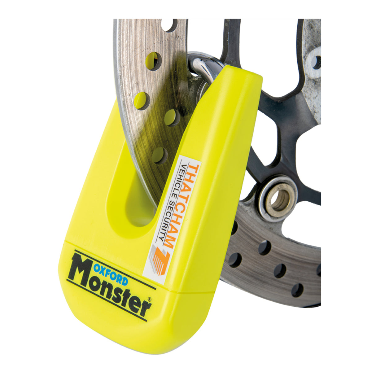 Oxford Monster 11mm Disc Lock Yellow