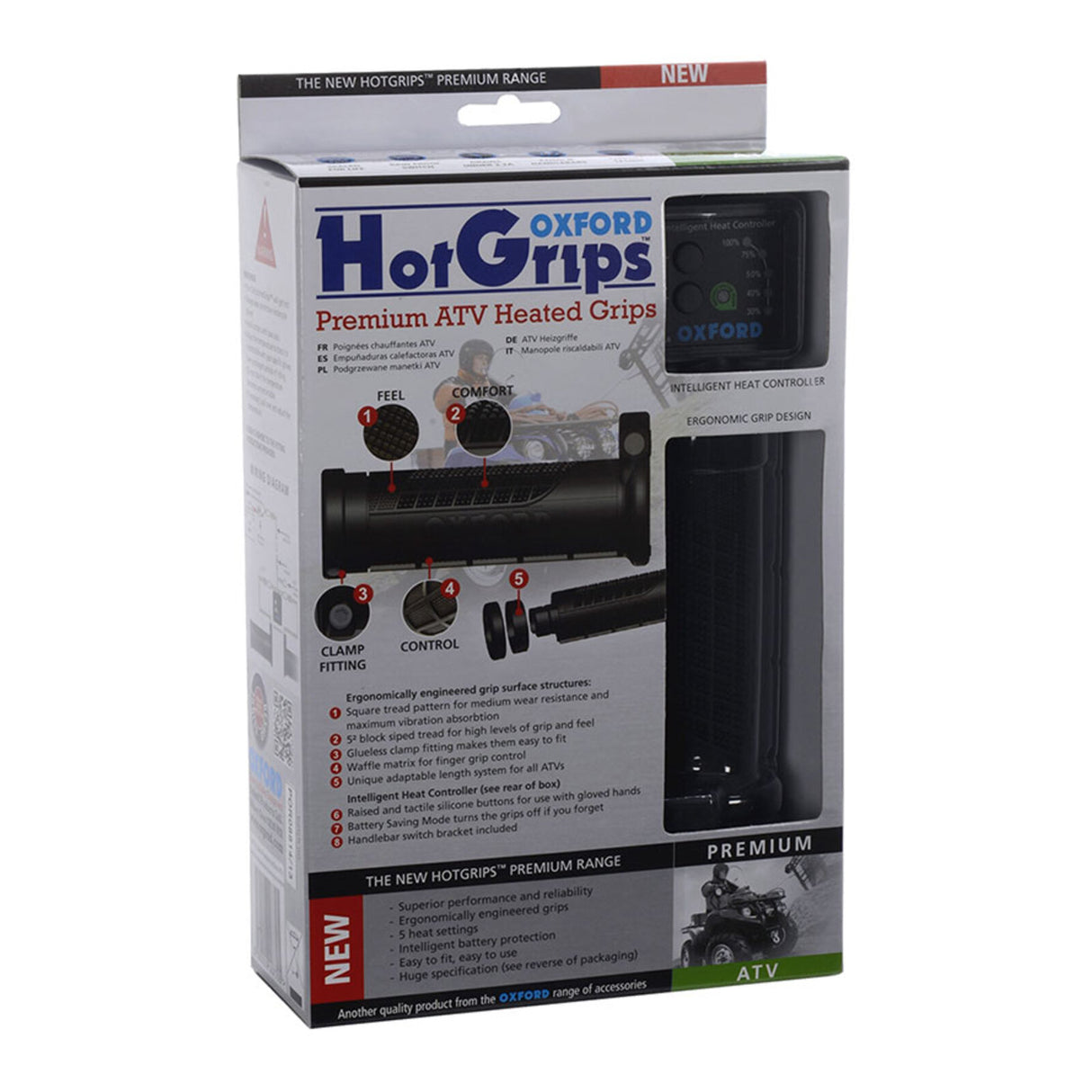 Oxford HotGrips Premium ATV w/V8 Switch