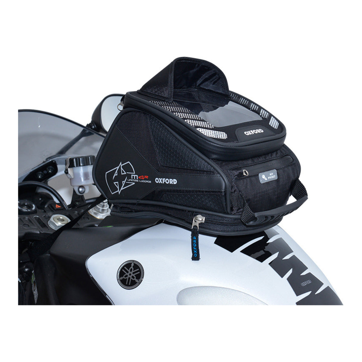 Oxford M4R Black Magnetic Tank & Tail Bag