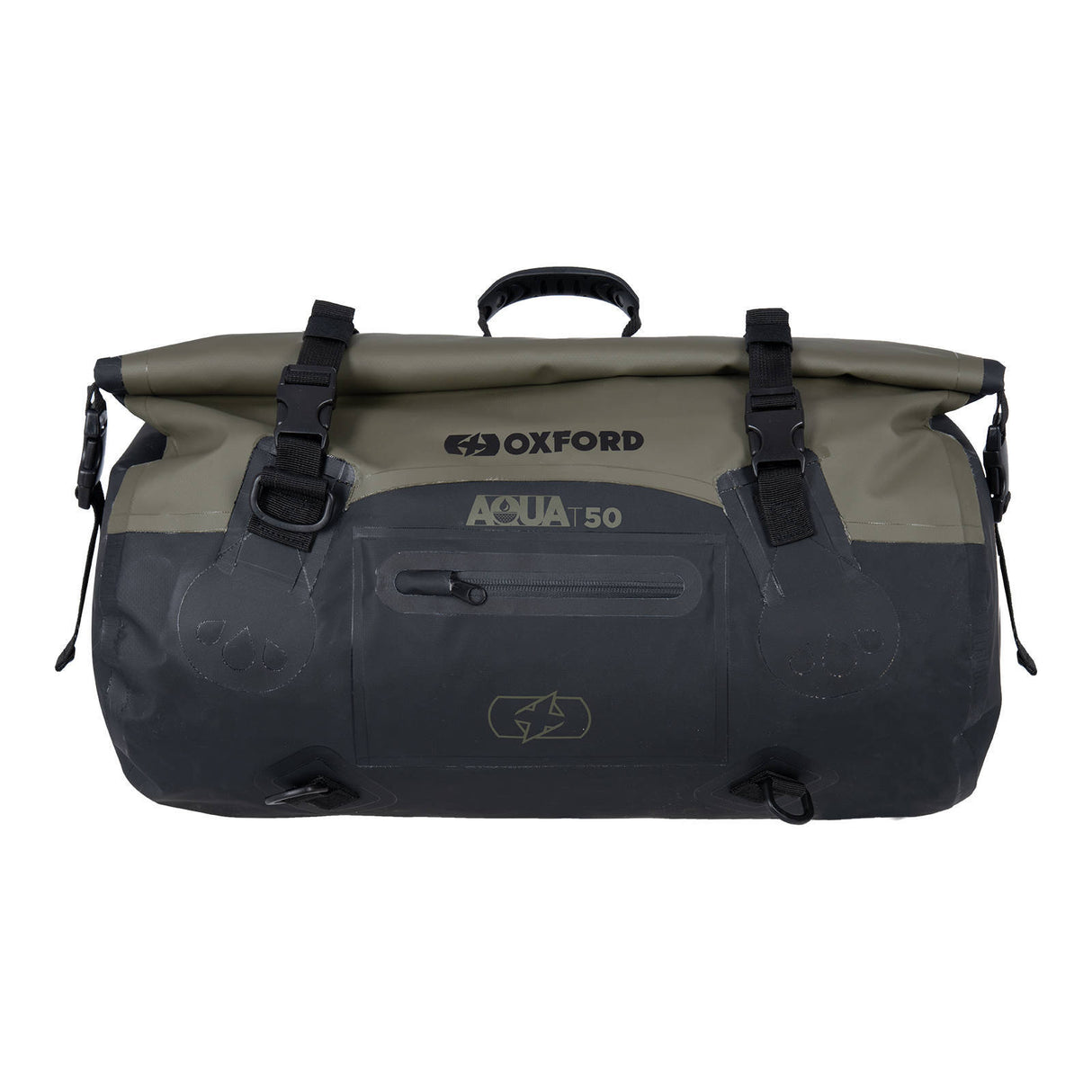 Oxford Aqua T50 Black/Khaki Roll Bag