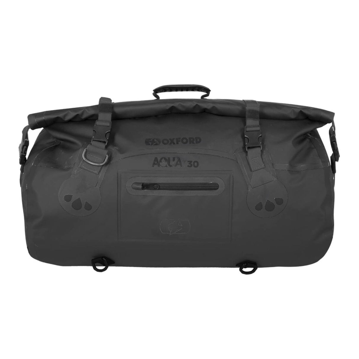 Oxford Aqua T-30 Black Roll Bag