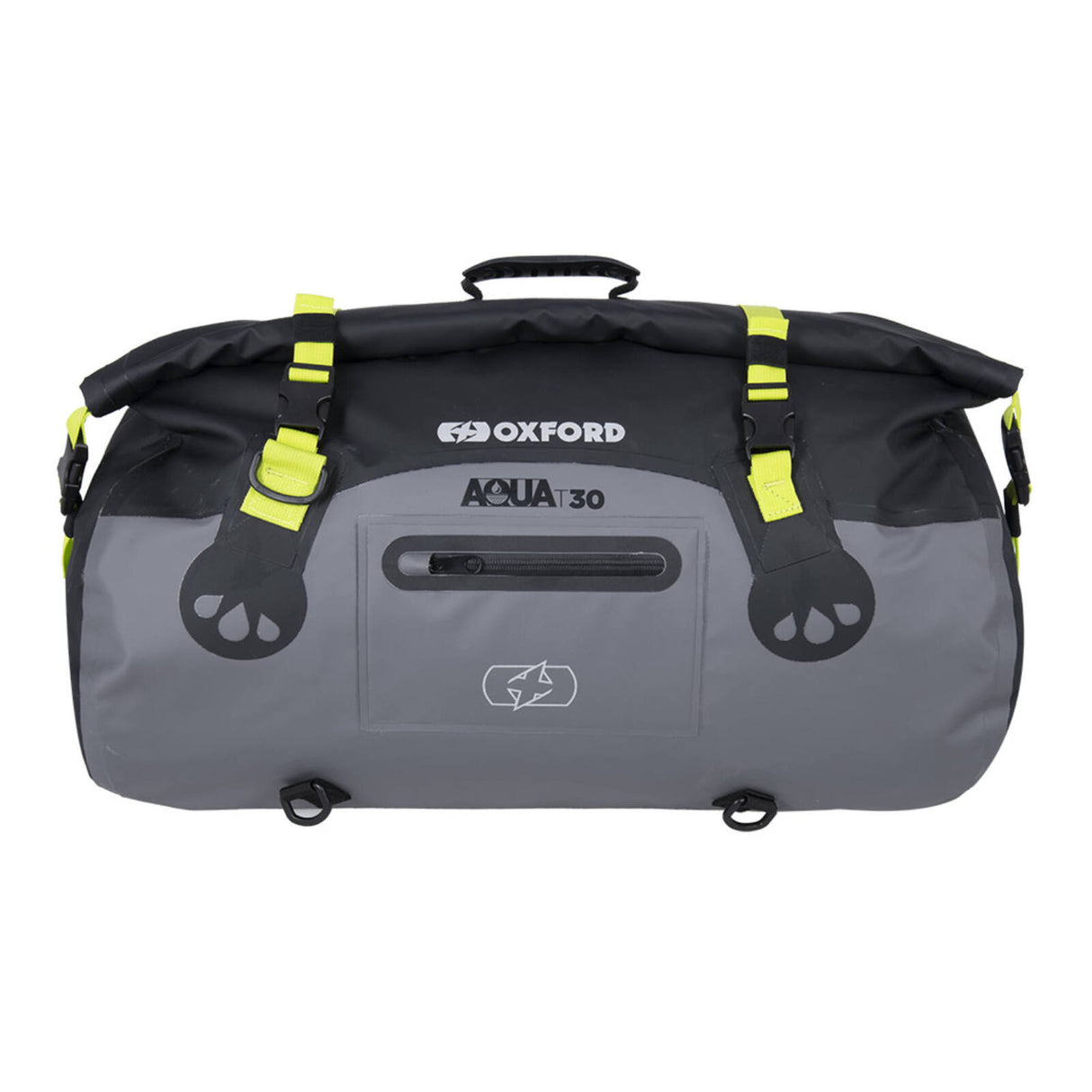 Oxford Aqua T-30 Black/Grey/Fluro Roll Bag