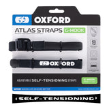 Oxford Atlas G-Hook 17mm x 1.2m Black (Pair)