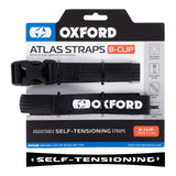 Oxford Atlas B-Clip 26mm x 1.2m Black (Pair)