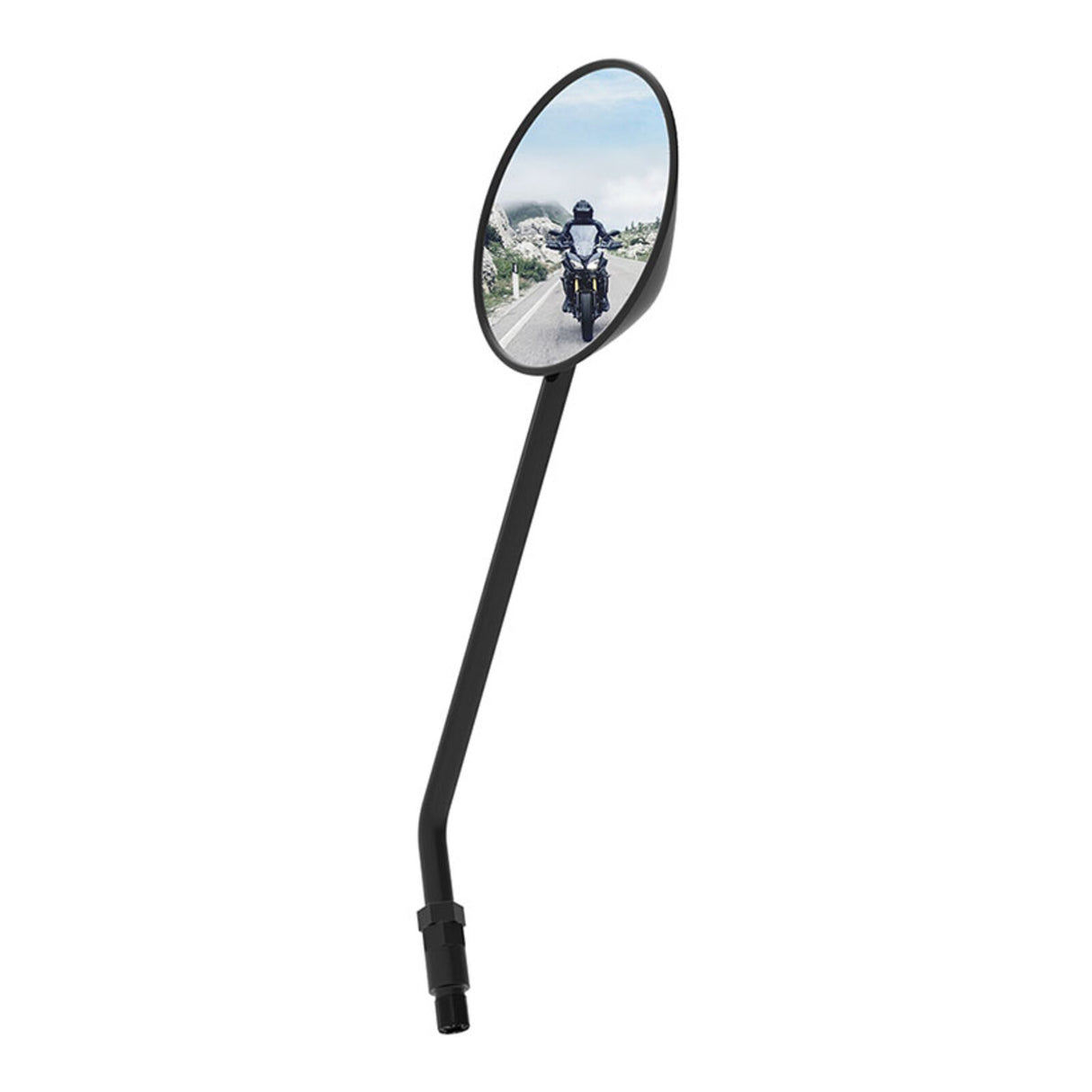 Oxford Round Black 10mm Mirror