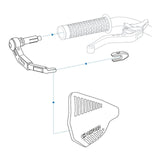 Oxford Premium Handguards w/Aluminium Lever Guards (Pair)