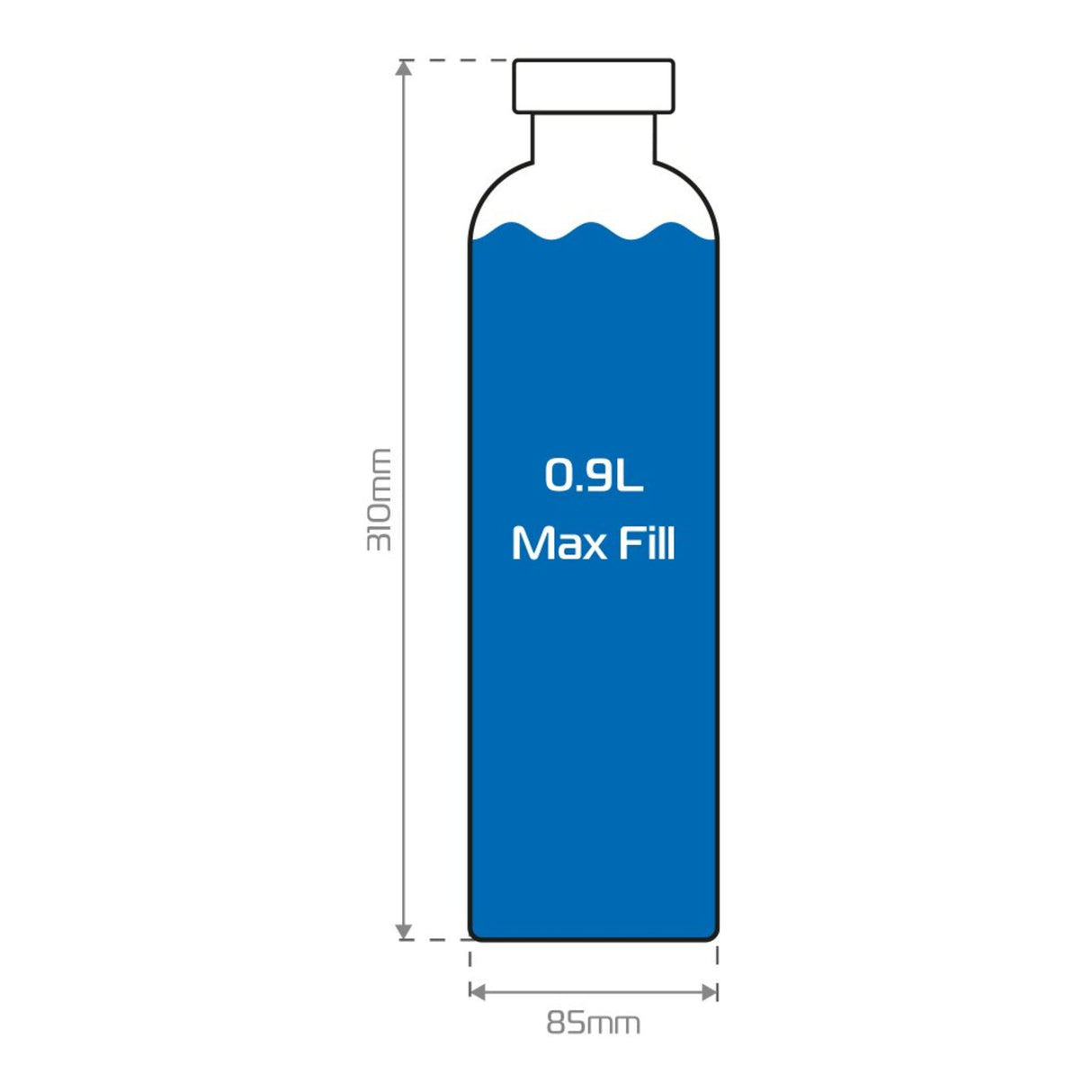 Oxford Aqua Bottle Flask 1.0L