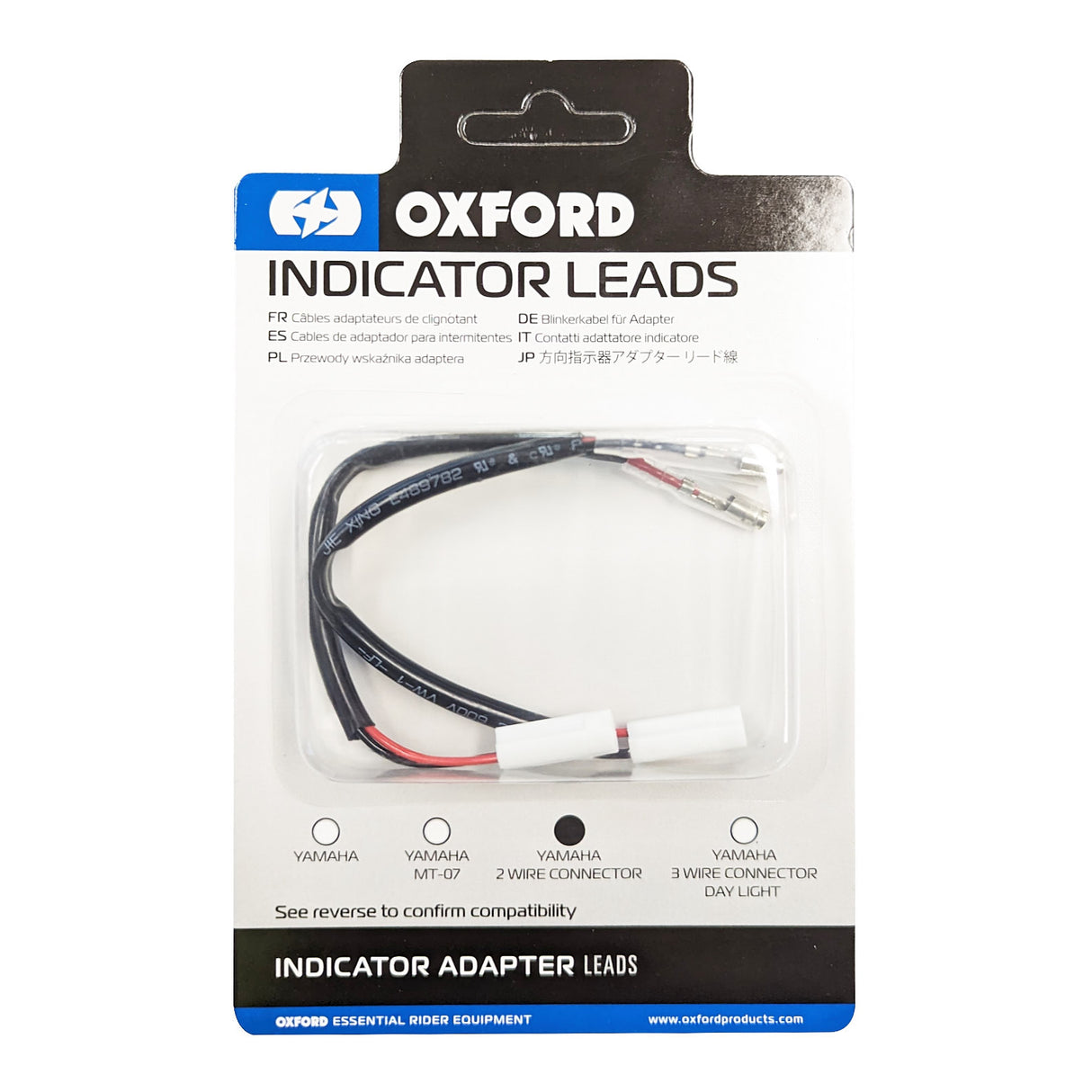 Oxford Indicator Leads for Yamaha 2 Wire Connector