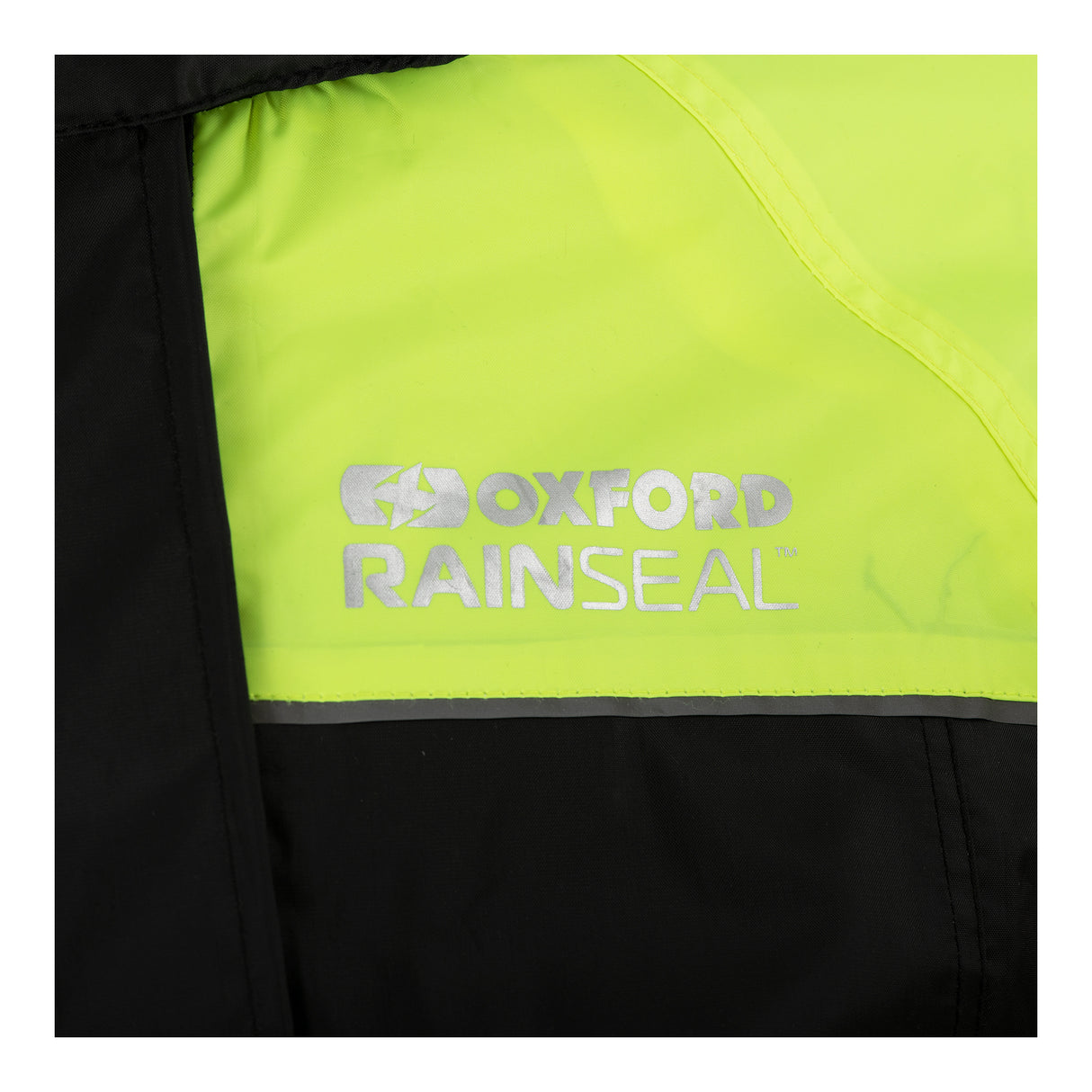 Oxford Rainseal Black/Fluro Yellow Over Jacket