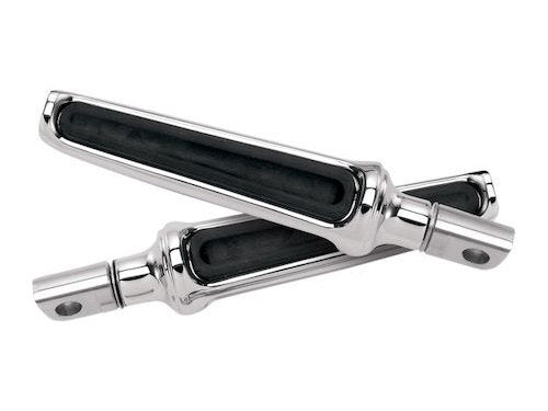 Performance Machine P00350065CH Contour Footpegs Chrome w/Universal Male Mount