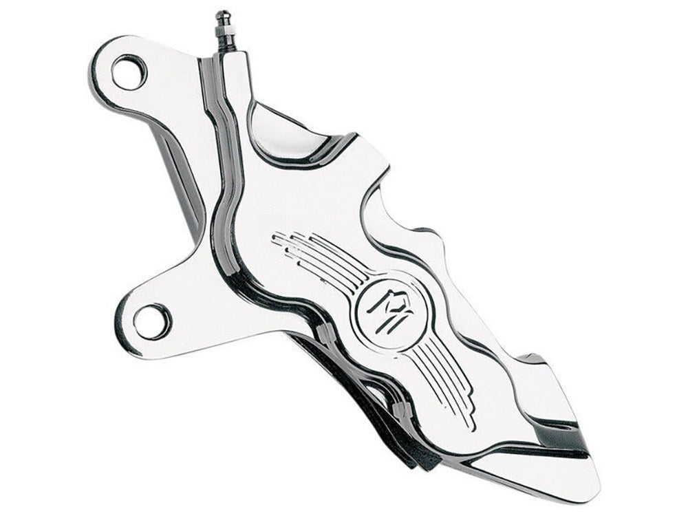 Performance Machine P00512915CH Left Hand Front 6 Piston Caliper Chrome for Softail 00-14/Dyna 00-17/Touring/Sportster 00-07