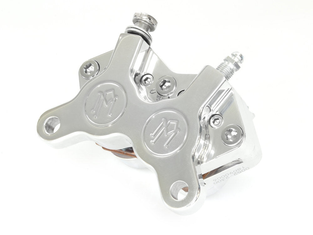 Performance Machine P00522300P Universal 4 Piston Caliper Polished for H-D w/11.5" Disc Rotor