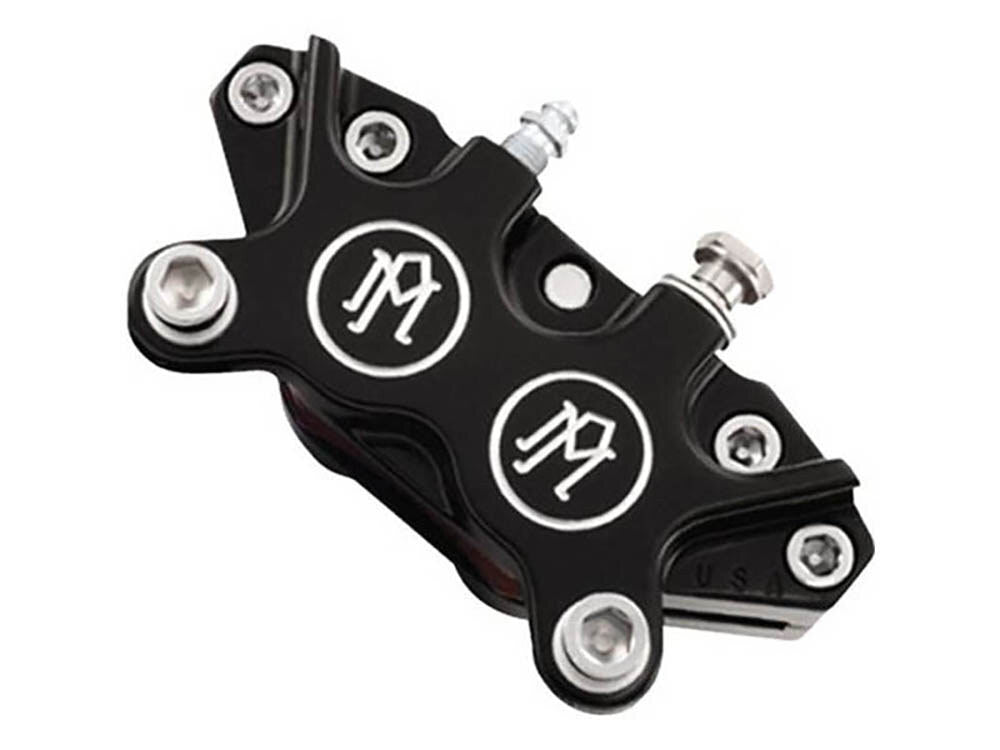 Performance Machine P00522400BM Universal 4 Piston Caliper Black Contrast Cut