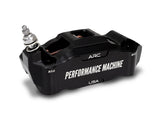 Performance Machine P00522427MB Left Hand Front Race Series Radial 4 Piston Caliper Black