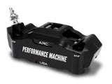 Performance Machine P00522427MB Left Hand Front Race Series Radial 4 Piston Caliper Black