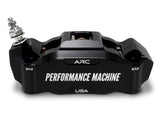 Performance Machine P00522427MB Left Hand Front Race Series Radial 4 Piston Caliper Black