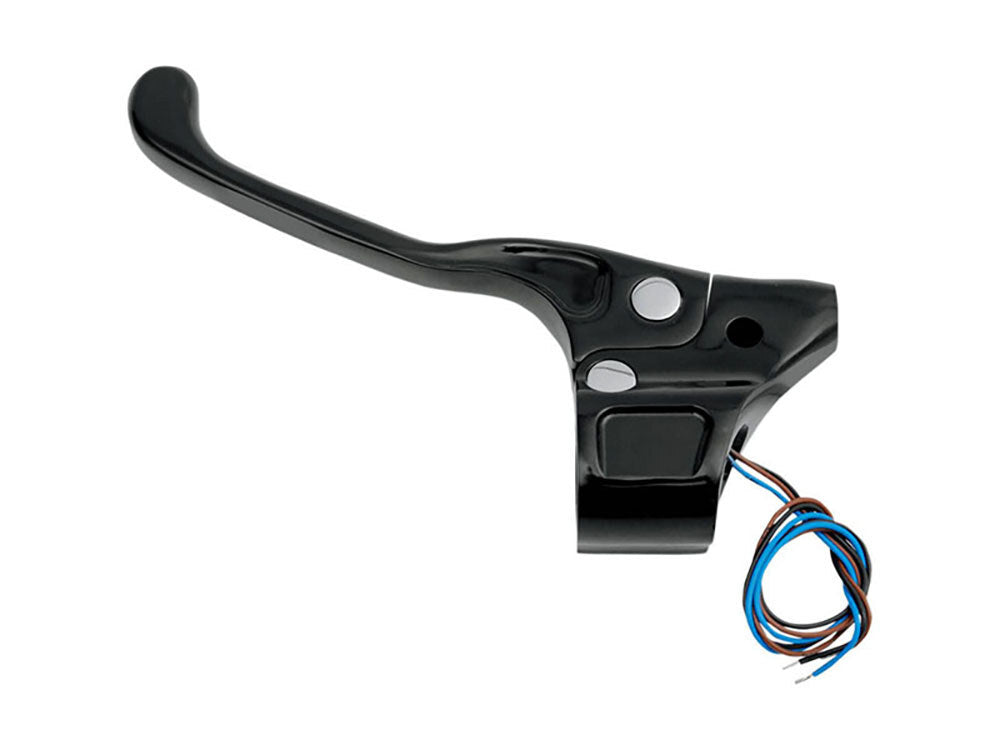 Performance Machine P00622082B Clutch Perch & Lever Assembly Black for Big Twin 07-Up