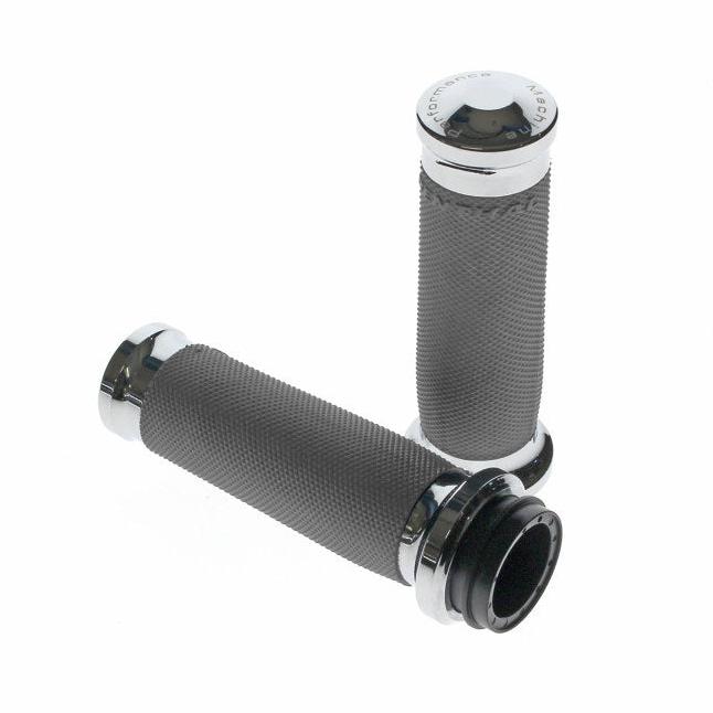 Performance Machine P00632020CH Contour Handgrips Chrome for most Big Twin 08-Up w/Throttle-by-Wire