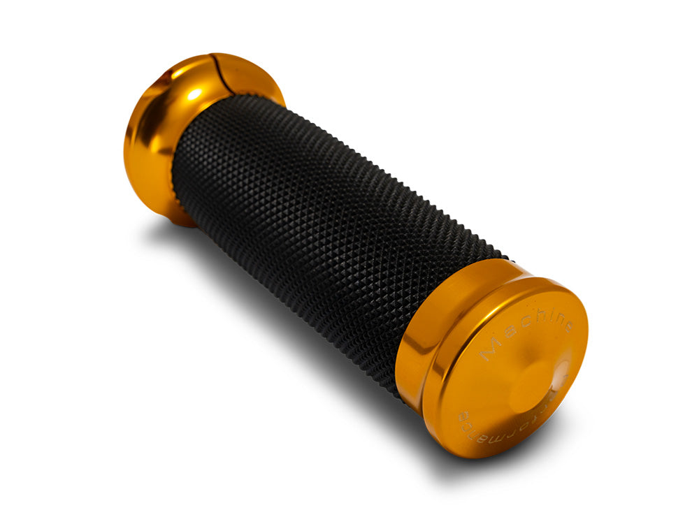 Performance Machine P00632105MG Contour Handgrips Gold for Harley-Davidson CVO Touring 23-Up/Street Glide/Road Glide 24-Up/Touring/Softail 25-Up