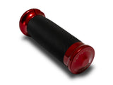 Performance Machine P00632105MR Contour Handgrips Red for Harley-Davidson CVO Touring 23-Up/Street Glide/Road Glide 24-Up/Touring/Softail 25-Up