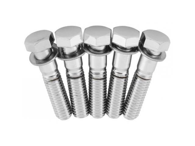 Performance Machine P01090058CH Rear Pulley Bolt Kit Chrome for H-D 84-Up