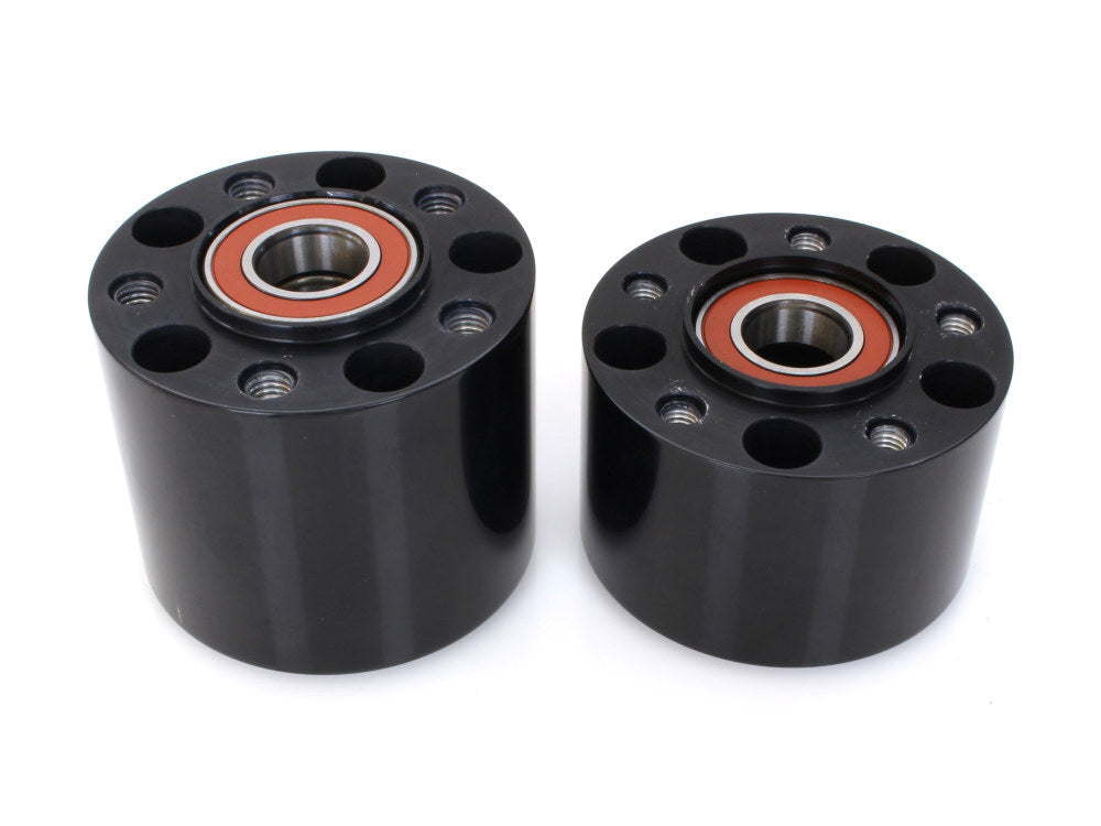 Performance Machine P01291256B Rear Wheel Hub Black for Performance Machine Wheels on Softail 08-10