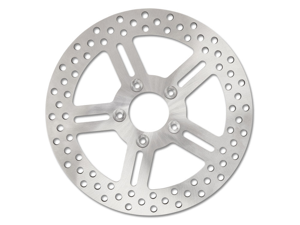 Performance Machine P01311584 11.5" Front Classic 5 Spoke Stainless Steel Disc Rotor for most Big Twin 00-14/Sportster 00-13